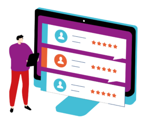 Customer review management