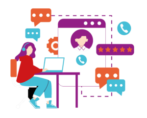 quality monitoring service client icone