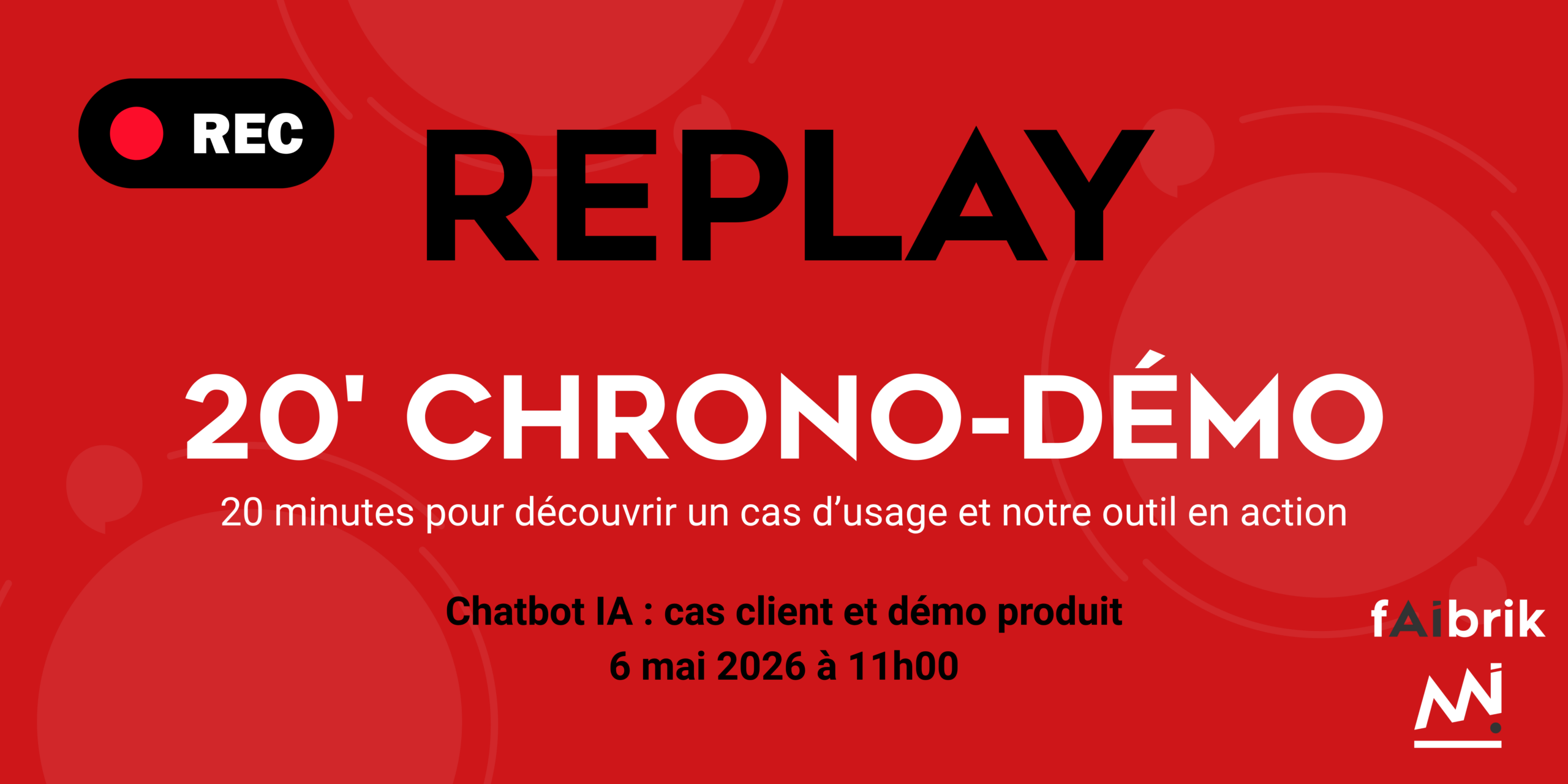 Replay webinar : Cas client Touraine Logement et démo chatbot bailleur social